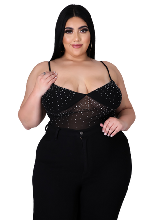 Open image in slideshow, With Class Plus Size Bodysuit
