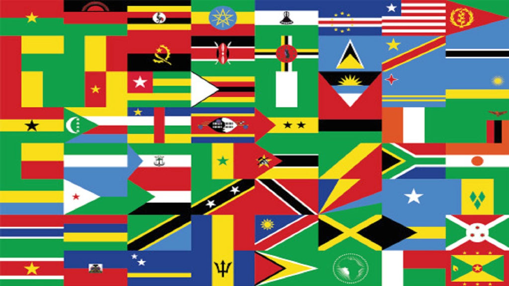 African Diaspora Flag Earrings