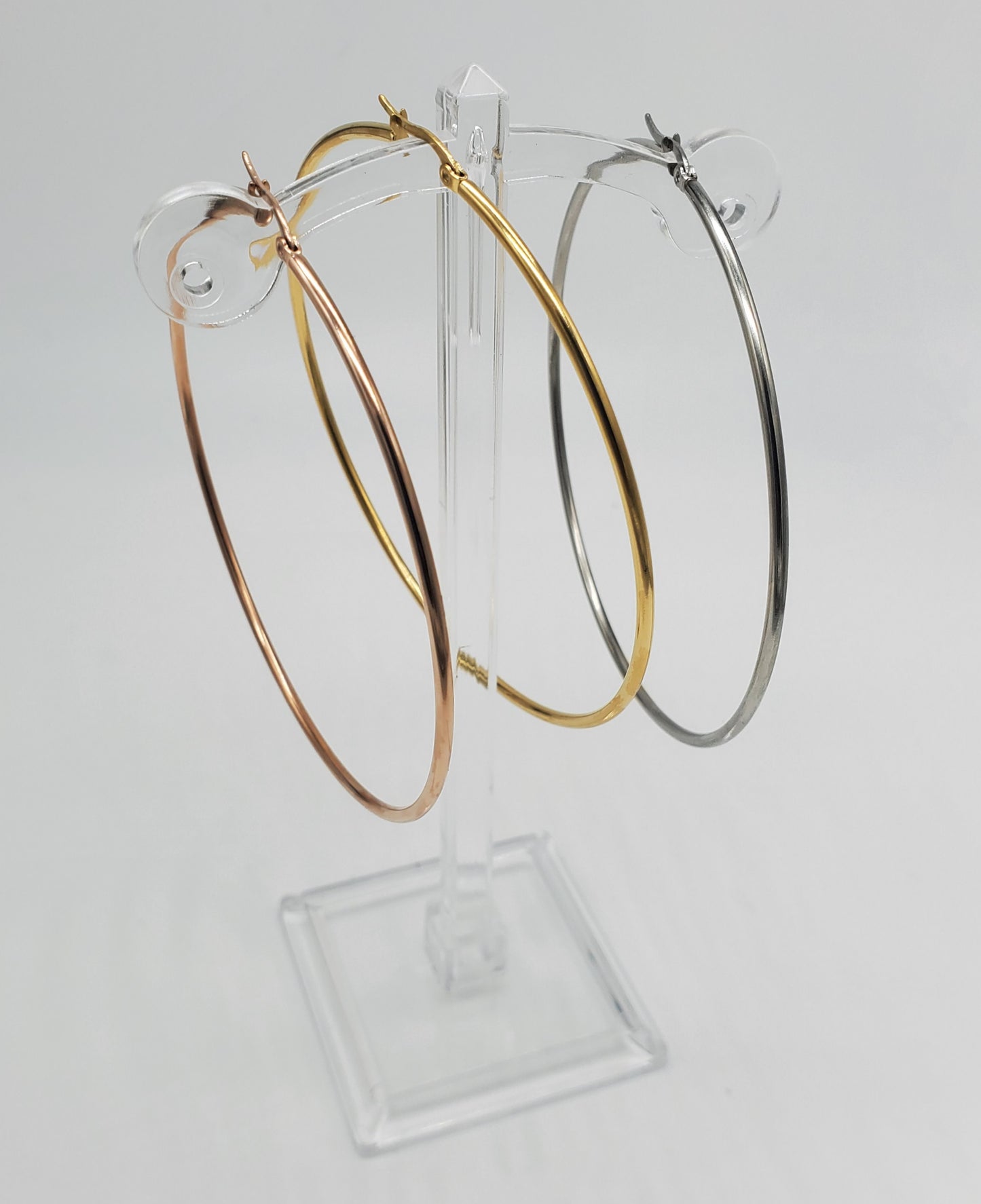 Everyday Classic Hoop Earrings - 3 Pair Set