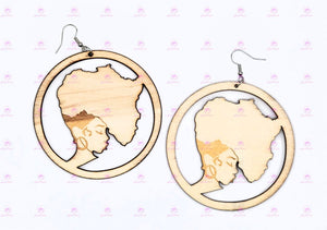 Open image in slideshow, AFRICA AFRO Earrings
