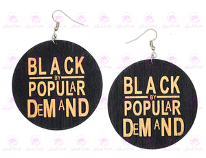 Open image in slideshow, BLACK BY POPULAR DEMAND Earrings
